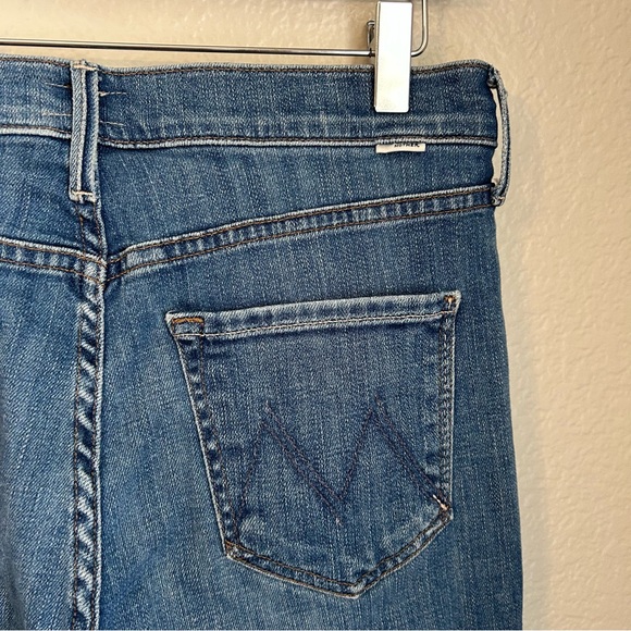 Mother Women’s The Pixie Dazzler Ankle Fray Jeans in Beginners Luck, Size 29 - Picture 11 of 15
